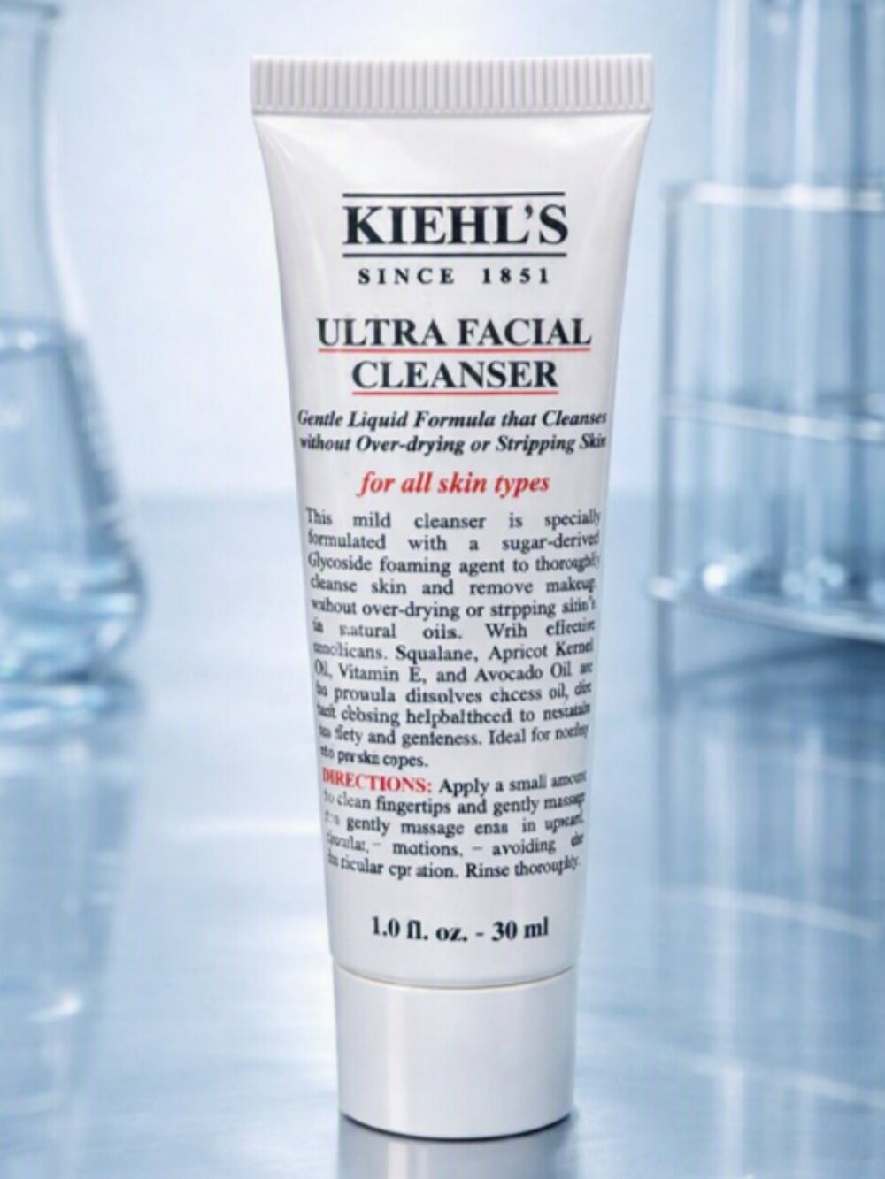 Kiehls Ultra Facial Cleanser 30ml Travel Size New Gentle Face Wash Soap
